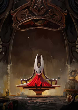 Hornet from Hollow Knight illustration