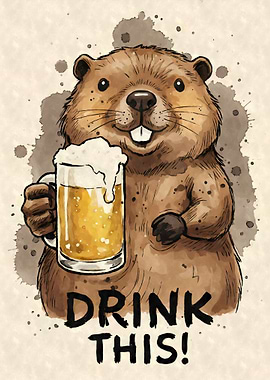 Bober Beaver with Beer - Drink This!