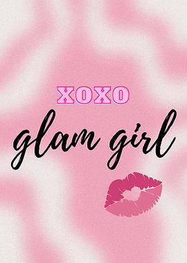 XOXO Glam Girl Pink Aesthetic