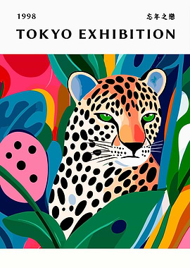 Tokyo Exhibition 1998 Leopard Art