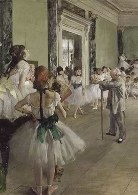 Ballet Class by Edgar Degas