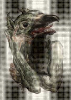 Devil with a bird’s head