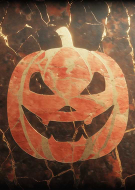 Halloween Pumpkin Kintsugi