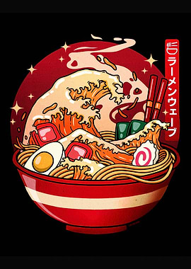 Ramen Wave Illustration