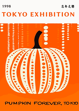Tokyo Exhibition Pumpkin Forever Poster