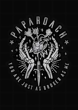 Papa Roach Broken Heart Graphic