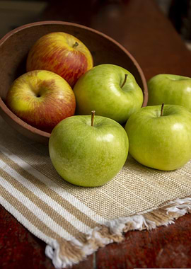 Apples in a Bowl Still Life