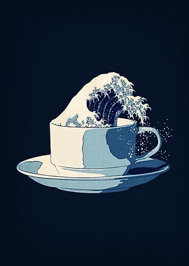 Teacup Wave Art