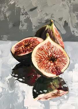 Fig Still Life Painting
