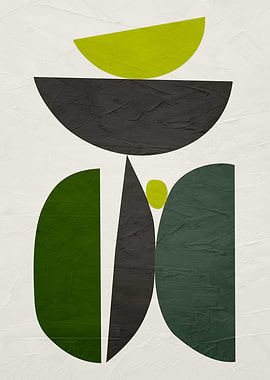 Abstract Geometric Shapes Art