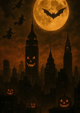 Halloween Night in the City