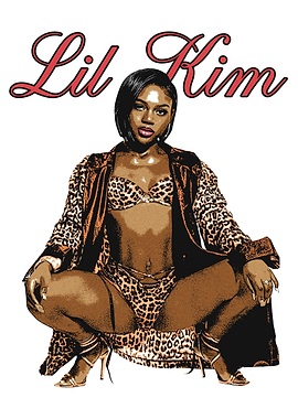 Lil Kim in Leopard