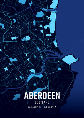 Aberdeen Midnight City Map