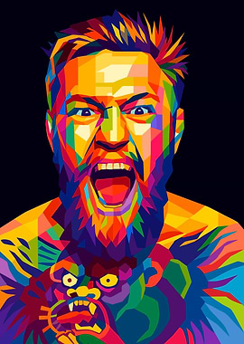 Conor McGregor Pop Art Portrait