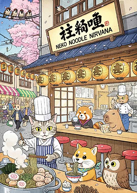 Neko Noodle Anime Restaurant