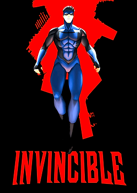 Invincible Superhero Digital Art
