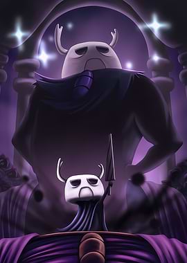 Hollow Knight Confrontation Digital Art