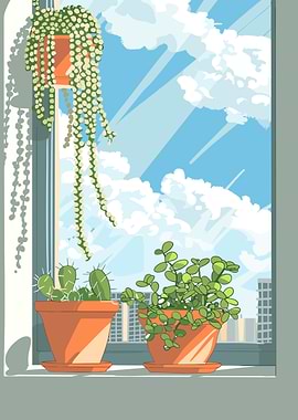 Plants by the Window