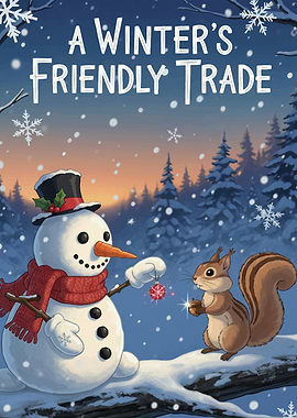 A Winter's Friendly Trade Illustration