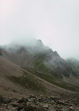 Misty Mountain Landscape