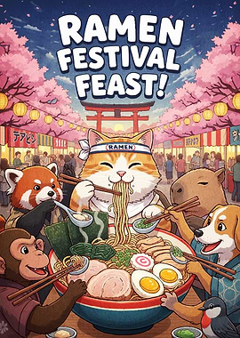 Ramen Festival Feast Animal