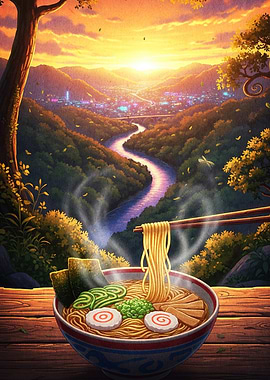 Ramen Japanese Landscape