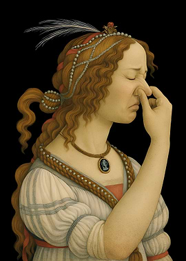 Renaissance Woman Funny Bathroom