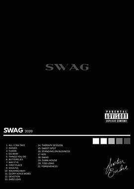 Justin Bieber - Swag 2020 Album Art
