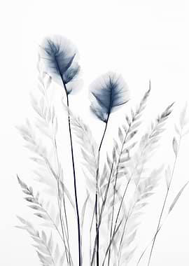 Blue Floral Arrangement