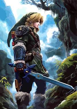 Link in Forest Landscape