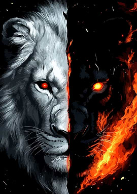 Lion Duality: Ice and Fire