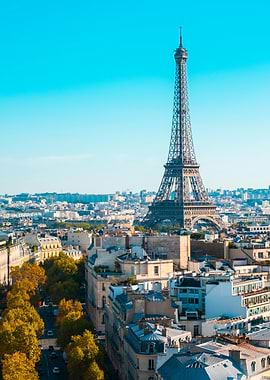 Eiffel Tower Paris Cityscape
