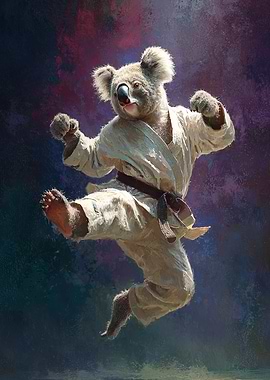 Karate Koala Brown Belt