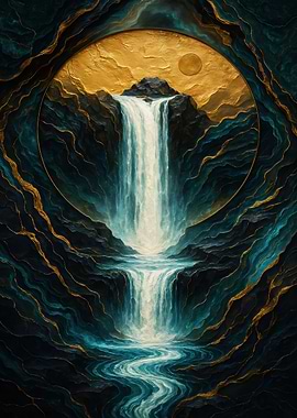 Waterfall in Golden Circle