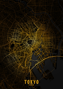 Tokyo Golden City Map