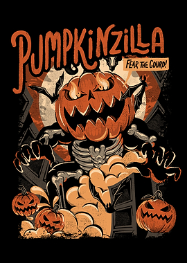 Pumpkin Spice Invasion Pumpkinzilla