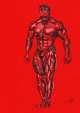 Cbum (Chris Bumstead) fan art Illustration