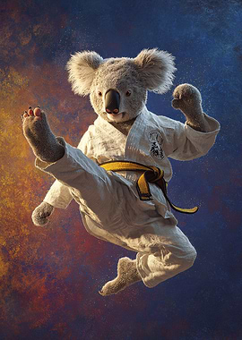 Karate Koala in Action