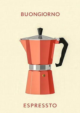 Espresso Maker Art Print