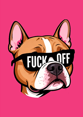 Cool Dog with Sunglasses Illustration