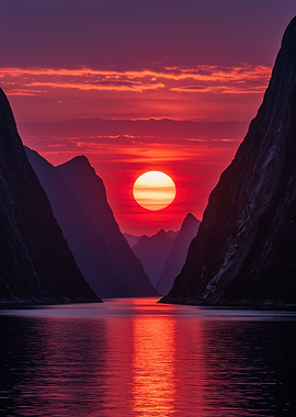 Fiord Sunset
