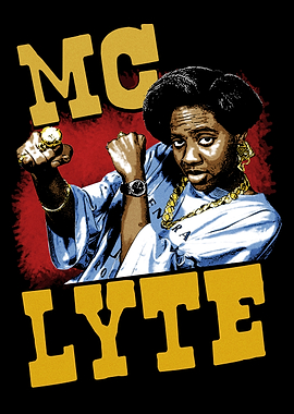 MC Lyte Rapper Retro
