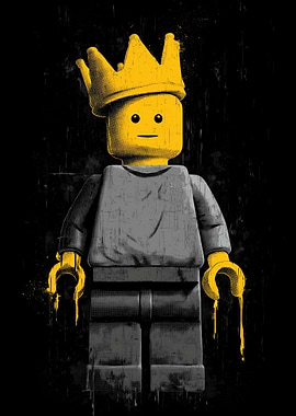 Hipster King Graffiti