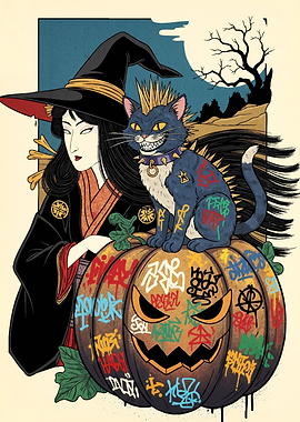 Ukiyo-e Halloween Punk