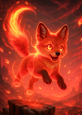 Fiery Fox Cub