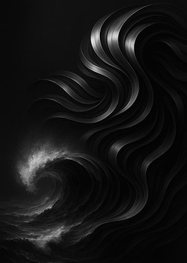 Black Wave Art