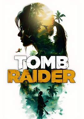 Tomb Raider Double Exposure Poster