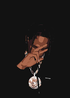 Travis Scott Illustration