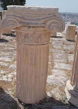 Ancient Greek Column Detail