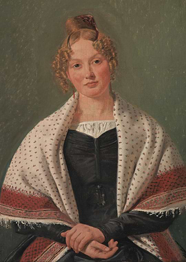 Portrait of a Woman with Shawl